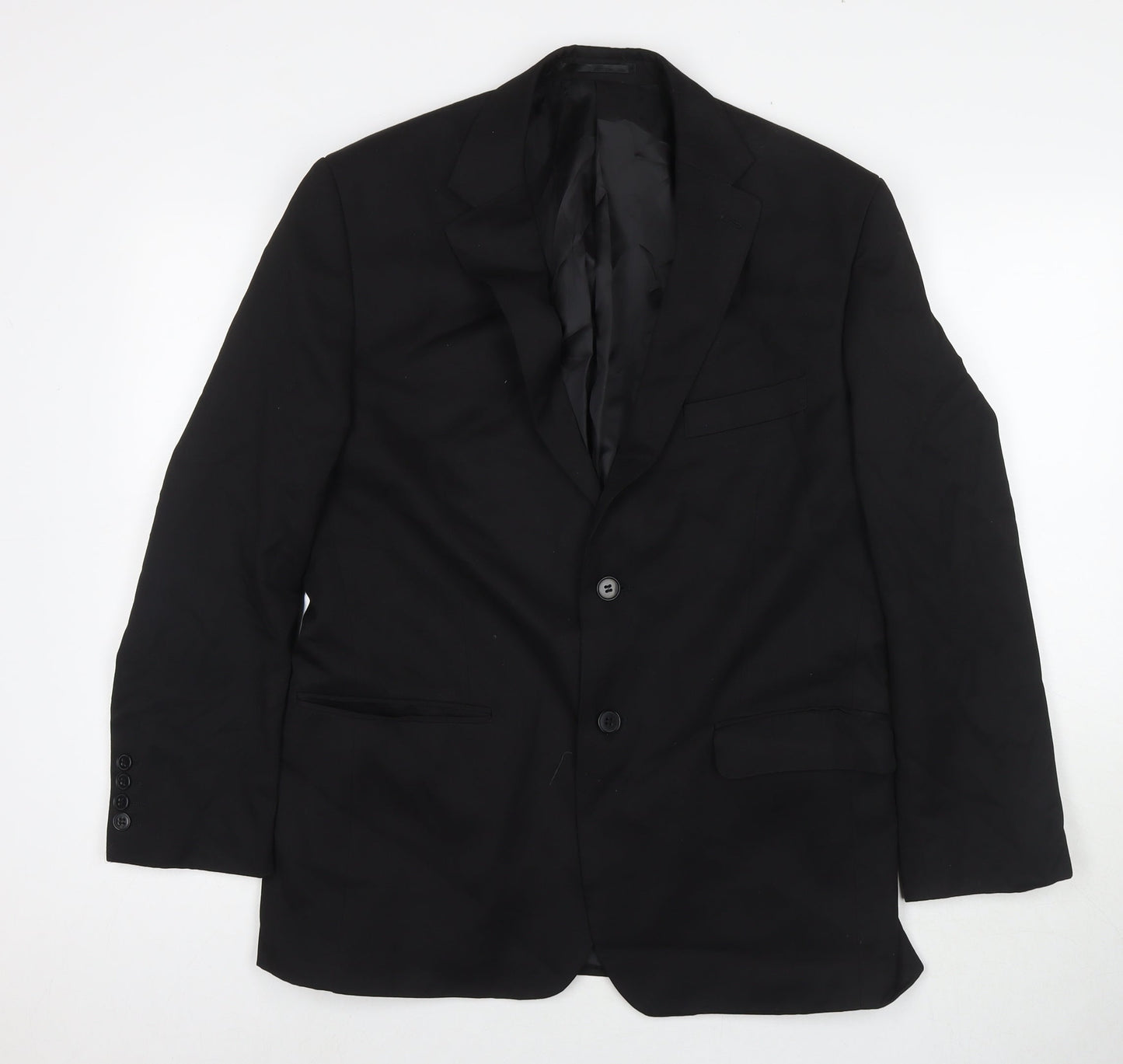 Mens UK Size 40 Burton Regular Black Suit Jacket