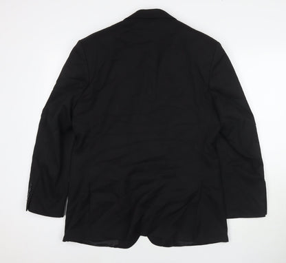 Mens UK Size 40 Burton Regular Black Suit Jacket