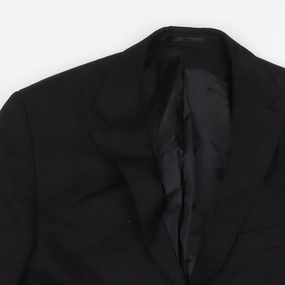 Mens UK Size 40 Burton Regular Black Suit Jacket