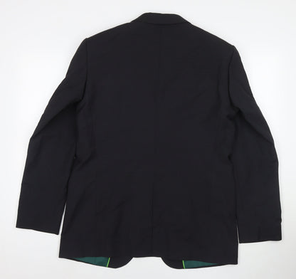 Mens UK Size 40 Dimensions Regular Black Suit Jacket