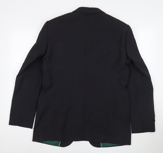 Mens UK Size 40 Dimensions Regular Black Suit Jacket