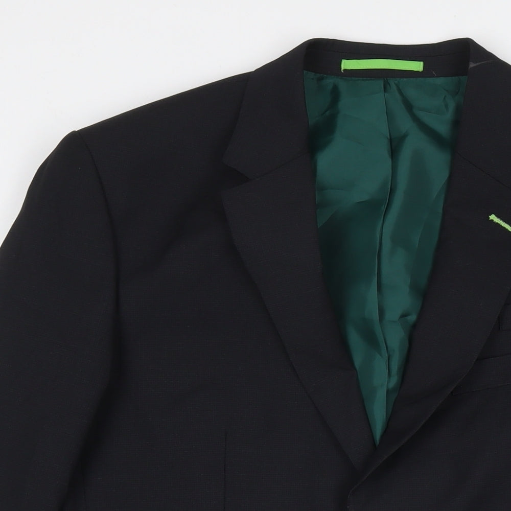 Mens UK Size 40 Dimensions Regular Black Suit Jacket