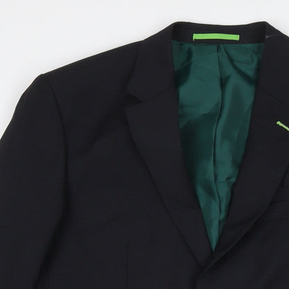 Mens UK Size 40 Dimensions Regular Black Suit Jacket