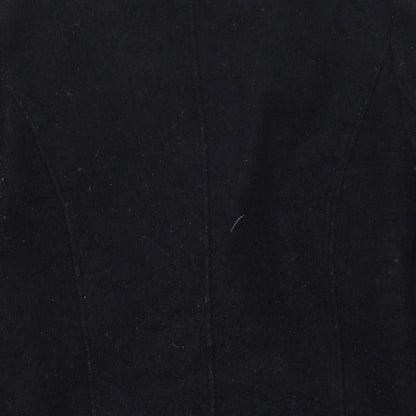 Womens UK Size 12 New Look Black Overcoat