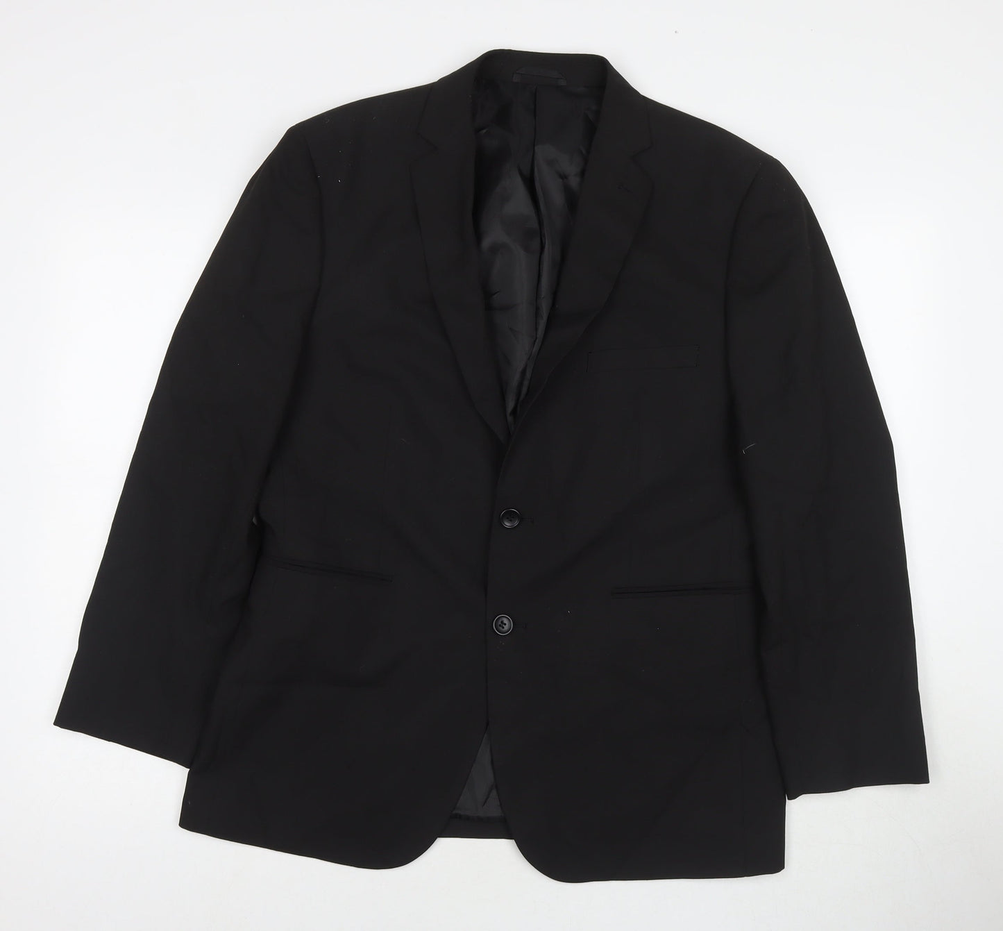 Mens UK Size 40 Burton Regular Black Suit Jacket