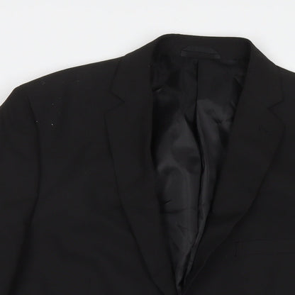 Mens UK Size 40 Burton Regular Black Suit Jacket