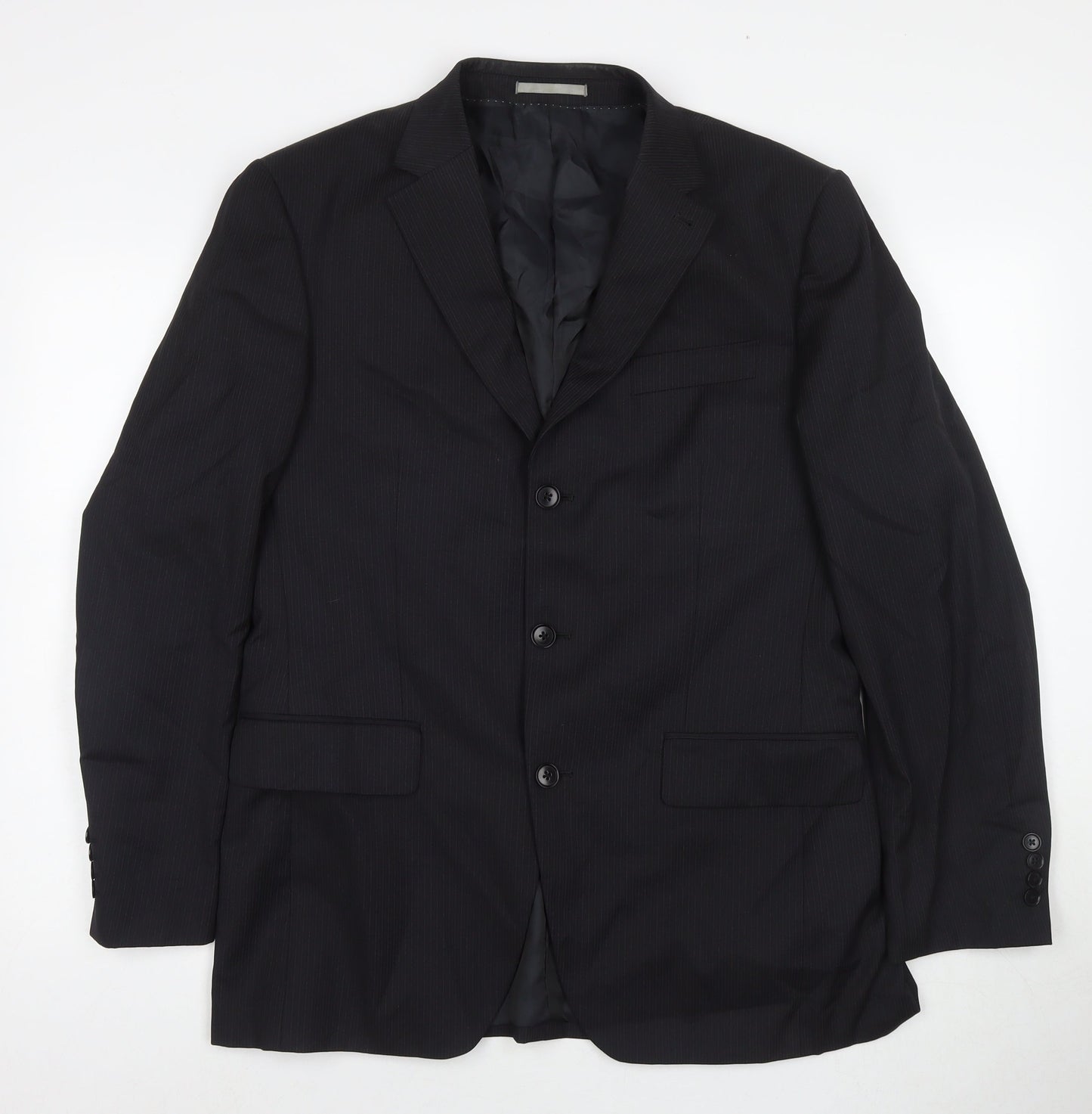 Mens UK Size 40 NEXT Regular Black Suit Jacket