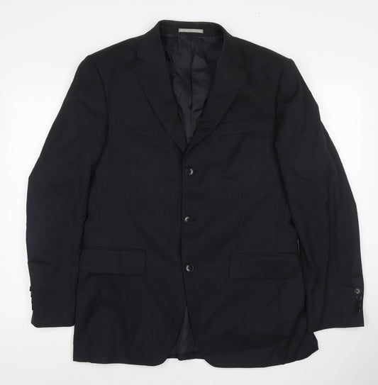 Mens UK Size 40 NEXT Regular Black Suit Jacket