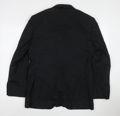 Mens UK Size 40 NEXT Regular Black Suit Jacket