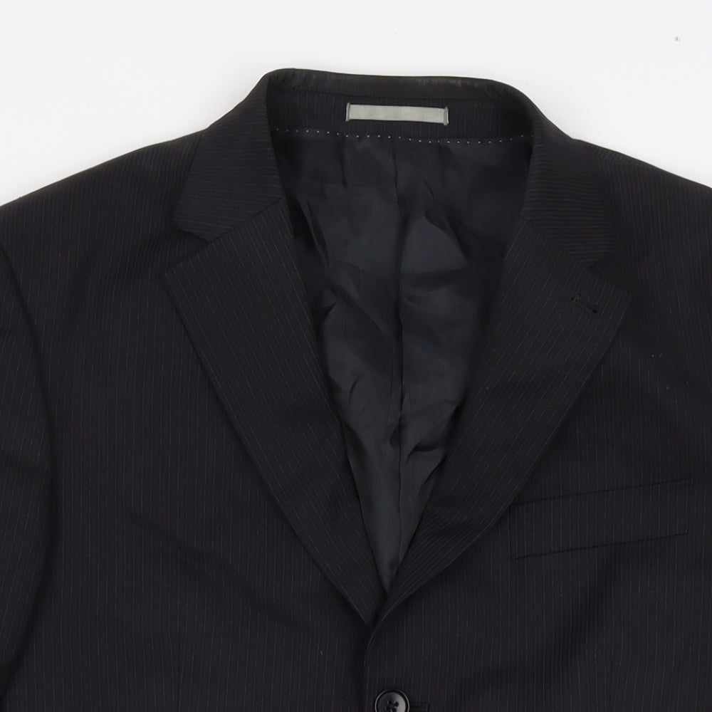 Mens UK Size 40 NEXT Regular Black Suit Jacket