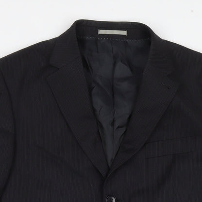 Mens UK Size 40 NEXT Regular Black Suit Jacket