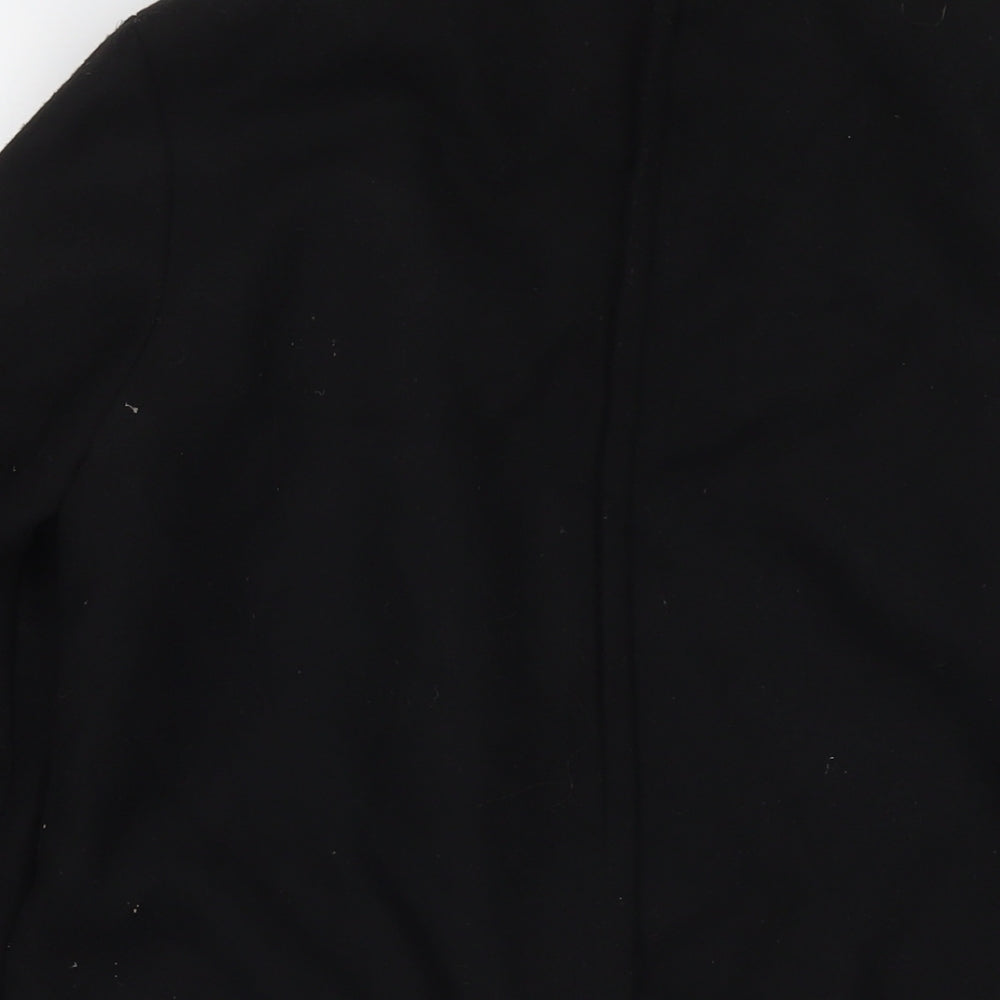 Womens UK Size 10 Label Lab Black Bomber Jacket