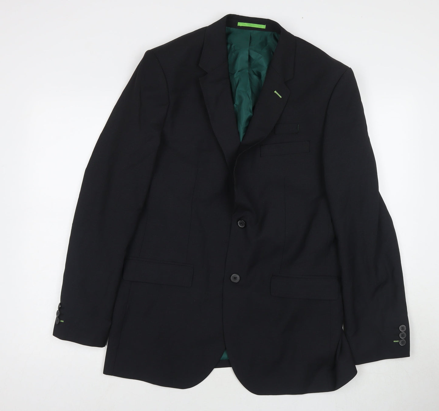 Mens UK Size 40 Dimensions Regular Black Suit Jacket