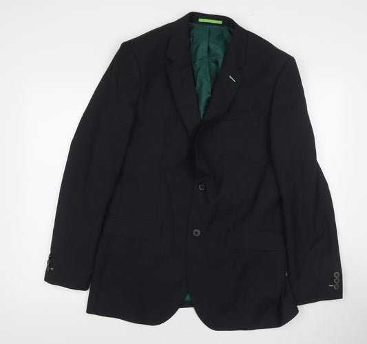 Mens UK Size 40 Dimensions Regular Black Suit Jacket
