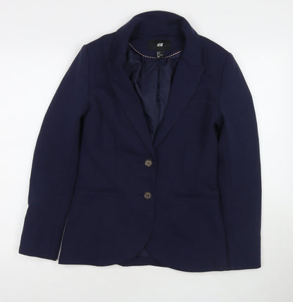 Womens UK Size 10 H&M Blue Jacket
