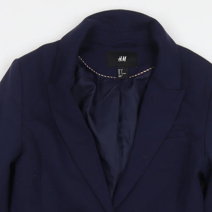 Womens UK Size 10 H&M Blue Jacket