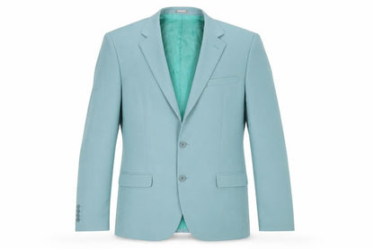 Mens UK Size 40 Boohoo Regular Blue Suit Jacket