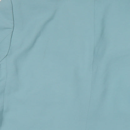 Mens UK Size 40 Boohoo Regular Blue Suit Jacket