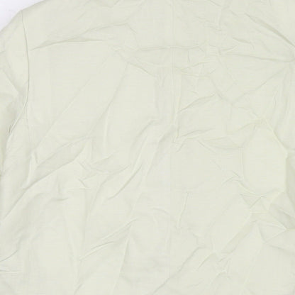 H&M Womens Beige Jacket Blazer Size S Button