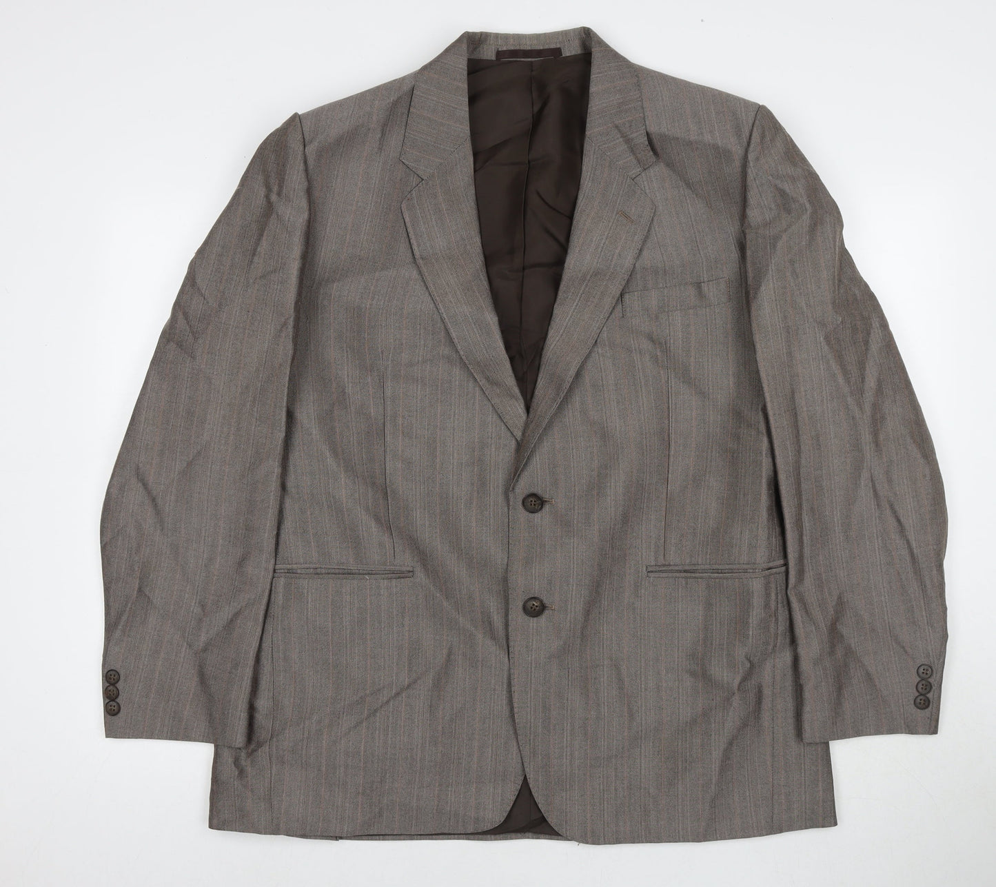 Mens UK Size 44 C&A Regular Brown Suit Jacket
