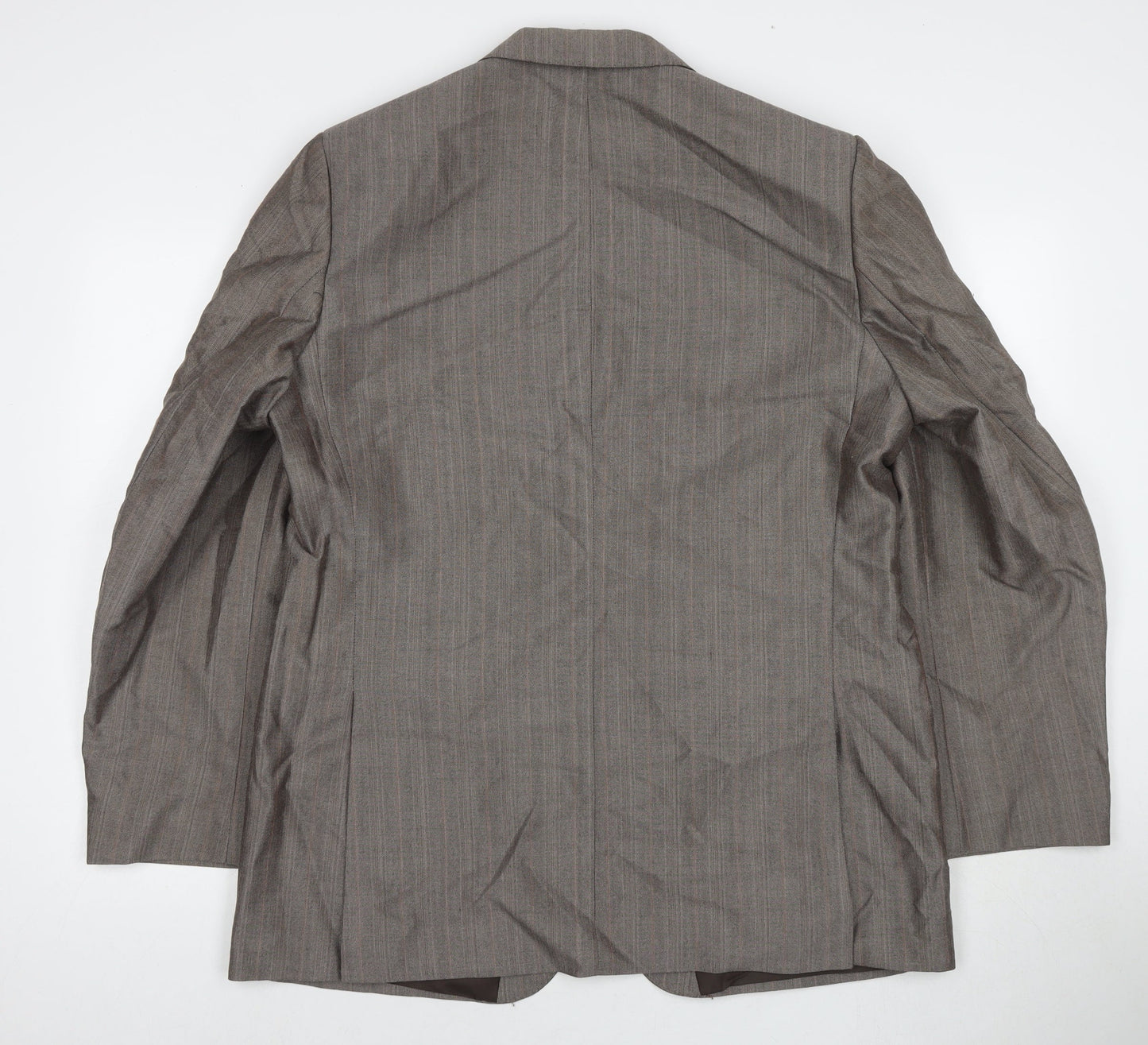 Mens UK Size 44 C&A Regular Brown Suit Jacket