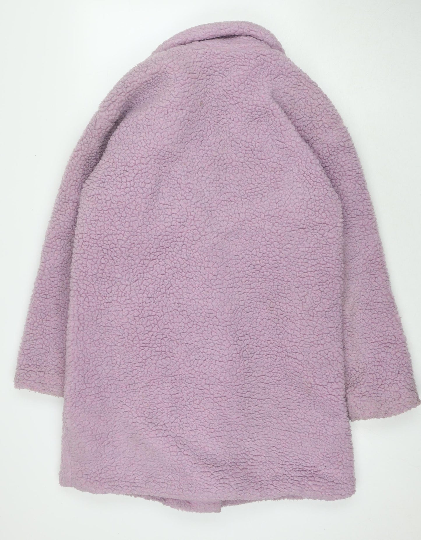 Womens UK Size 8 PRETTYLITTLETHING Purple Overcoat