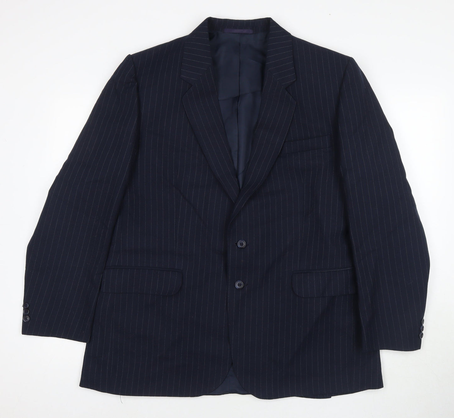 Mens UK Size 44 C&A Regular Blue Suit Jacket