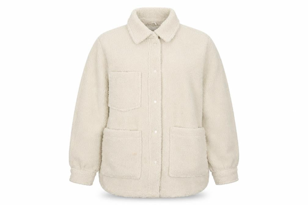 Womens UK Size L H&M Ivory Overcoat