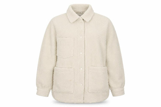Womens UK Size L H&M Ivory Overcoat