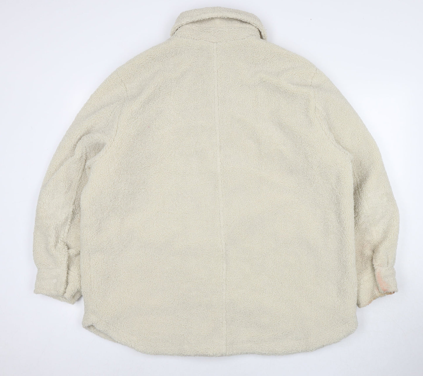Womens UK Size L H&M Ivory Overcoat