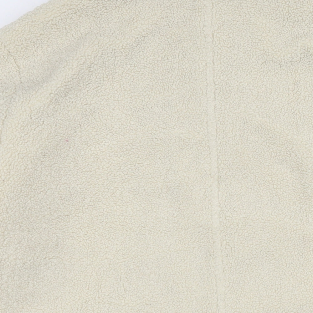 Womens UK Size L H&M Ivory Overcoat