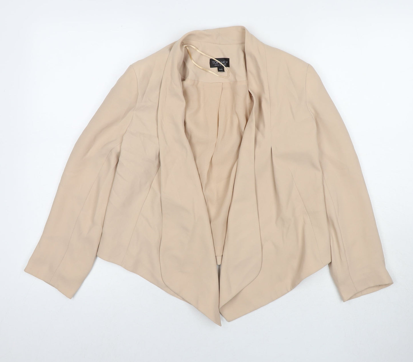 Womens UK Size 8 Topshop Beige Jacket