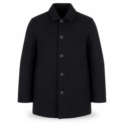 Mens UK Size L Avenue Black Overcoat