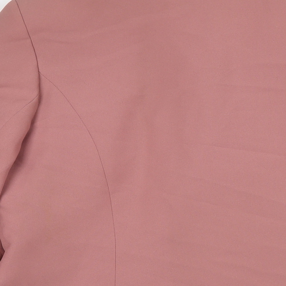 Report Womens Pink Jacket Blazer Size 18 Button