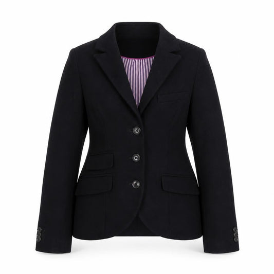 Womens UK Size 8 Jack Wills Black Pea Coat