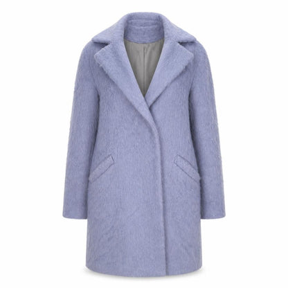 Womens UK Size 6 Topshop Blue Overcoat