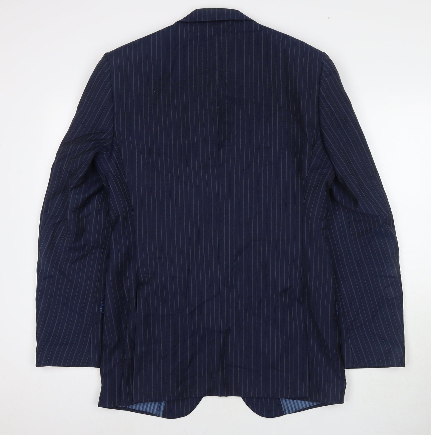 Mens UK Size 38 Marks and Spencer Regular Blue Suit Jacket
