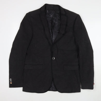 Mens UK Size 40 REMUS Regular Grey Suit Jacket