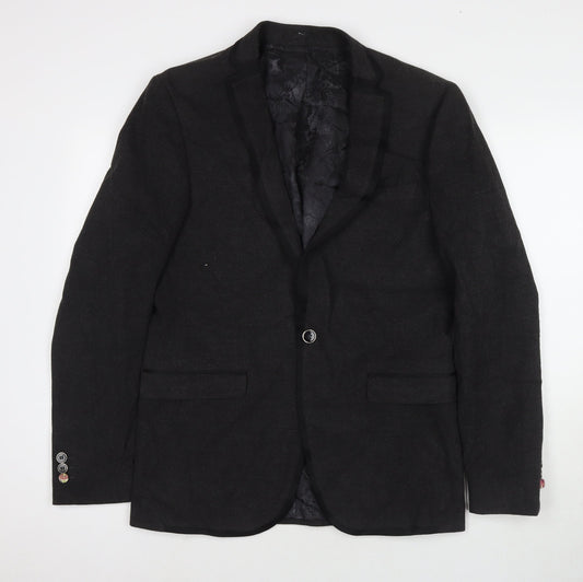 Mens UK Size 40 REMUS Regular Grey Suit Jacket