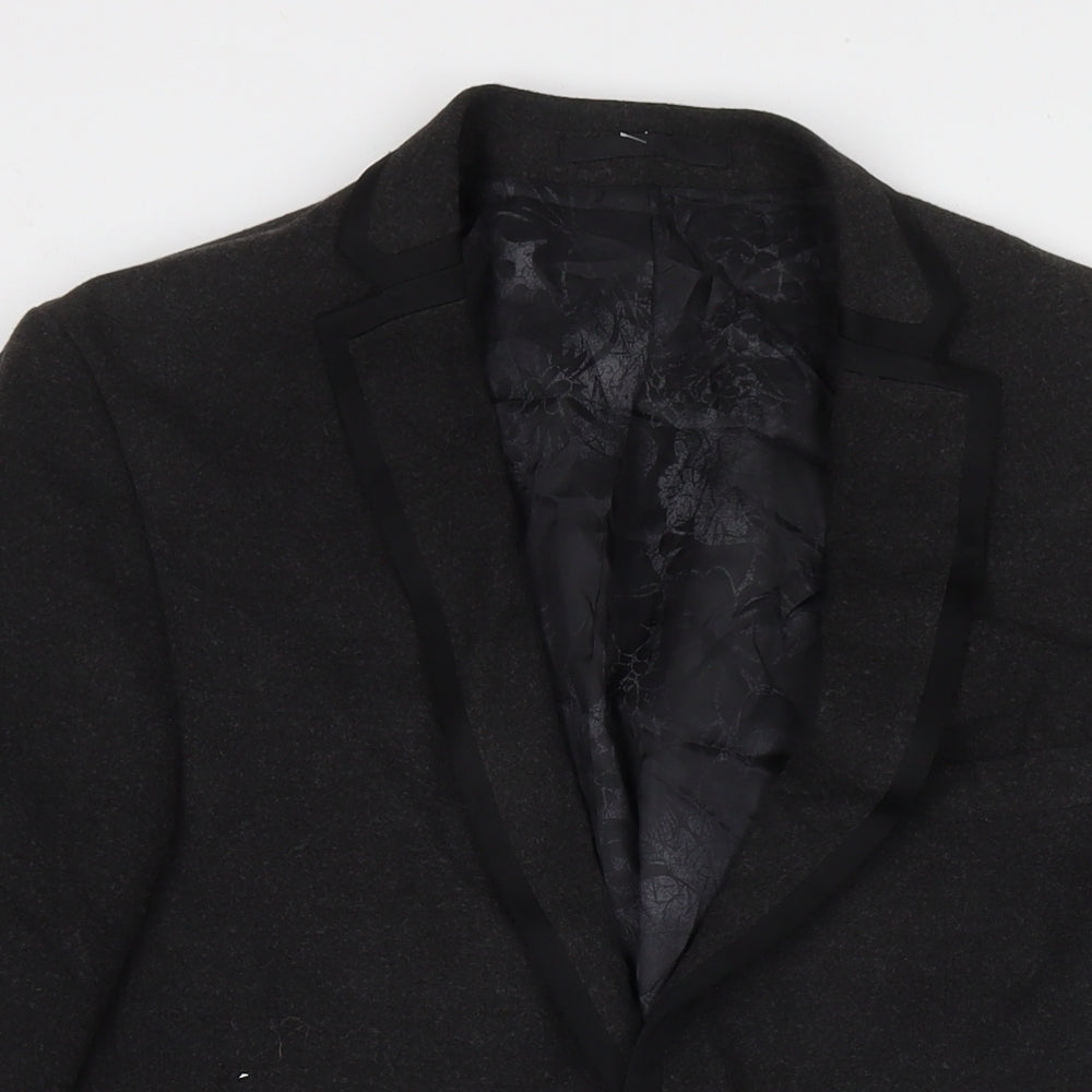 Mens UK Size 40 REMUS Regular Grey Suit Jacket