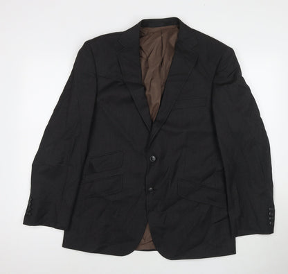Mens UK Size 40 Marks and Spencer Regular Black Suit Jacket