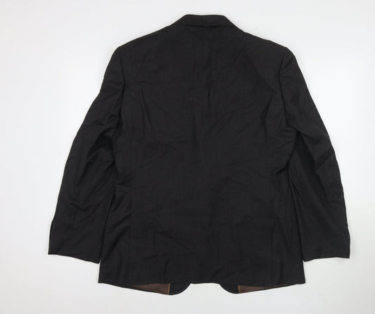 Mens UK Size 40 Marks and Spencer Regular Black Suit Jacket