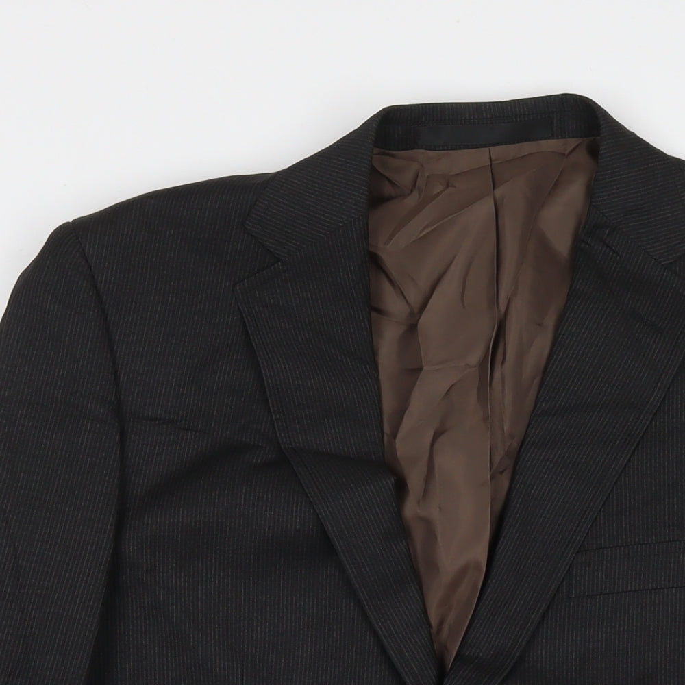 Mens UK Size 40 Marks and Spencer Regular Black Suit Jacket