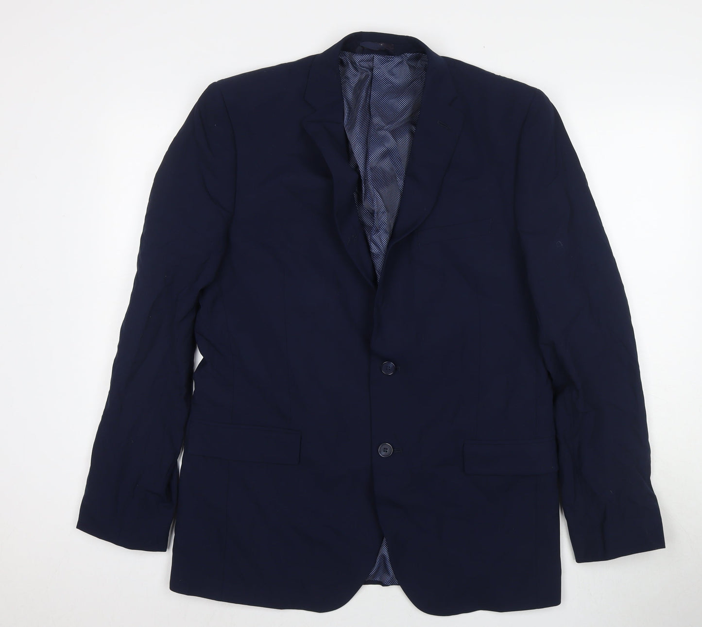 Mens UK Size 42 Marks and Spencer Regular Blue Suit Jacket