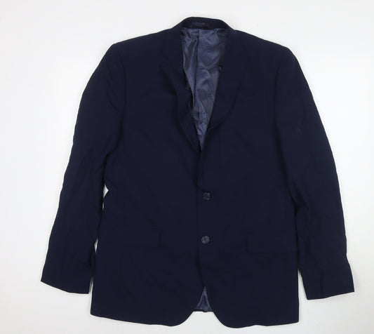 Mens UK Size 42 Marks and Spencer Regular Blue Suit Jacket