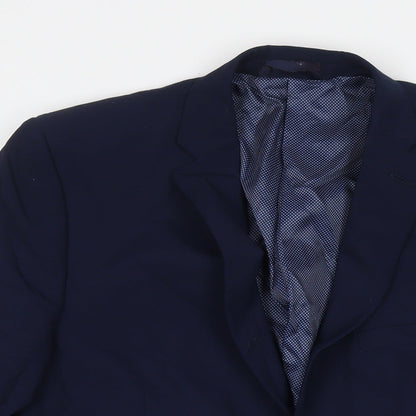 Mens UK Size 42 Marks and Spencer Regular Blue Suit Jacket