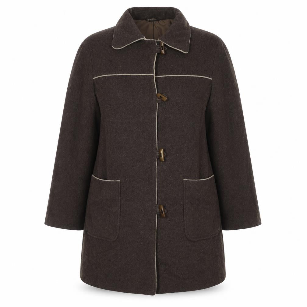 Womens UK Size 18 BHS Brown Overcoat