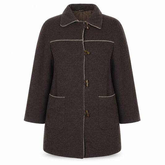 Womens UK Size 18 BHS Brown Overcoat