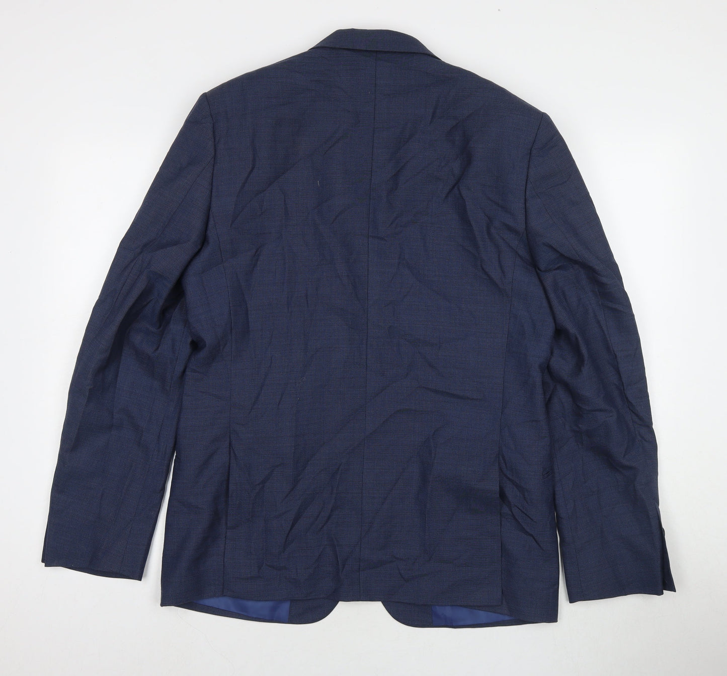 Mens UK Size 40 Marks and Spencer Regular Blue Suit Jacket
