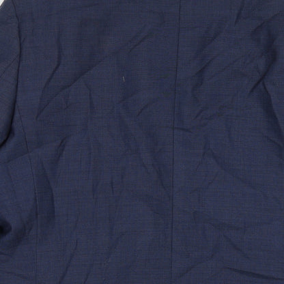 Mens UK Size 40 Marks and Spencer Regular Blue Suit Jacket